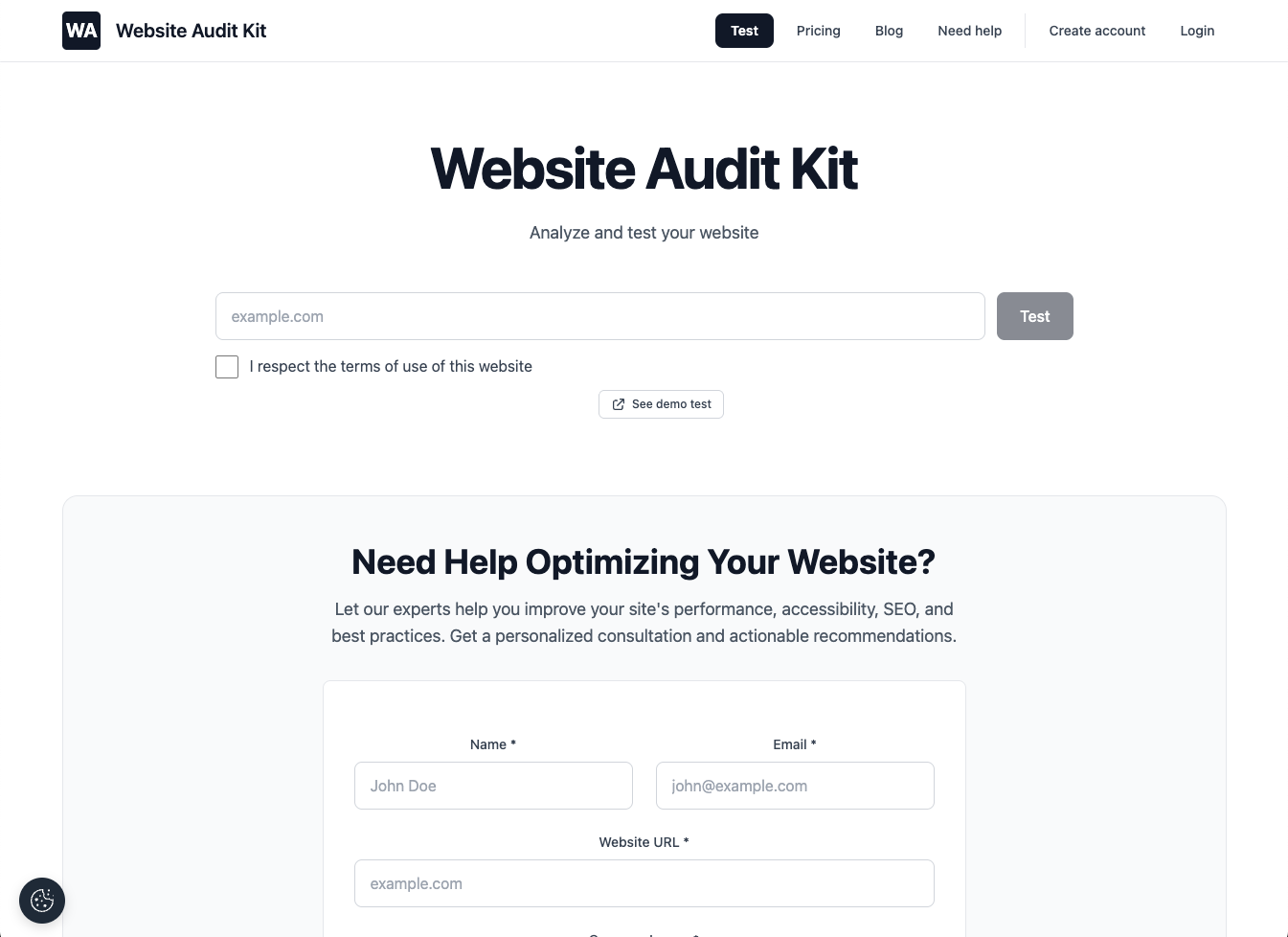 Website Audit Kit - Analyze Performance, SEO, Accessibility & Best ...